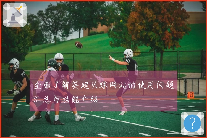 全面了解英超买球网站的使用问题汇总与功能介绍